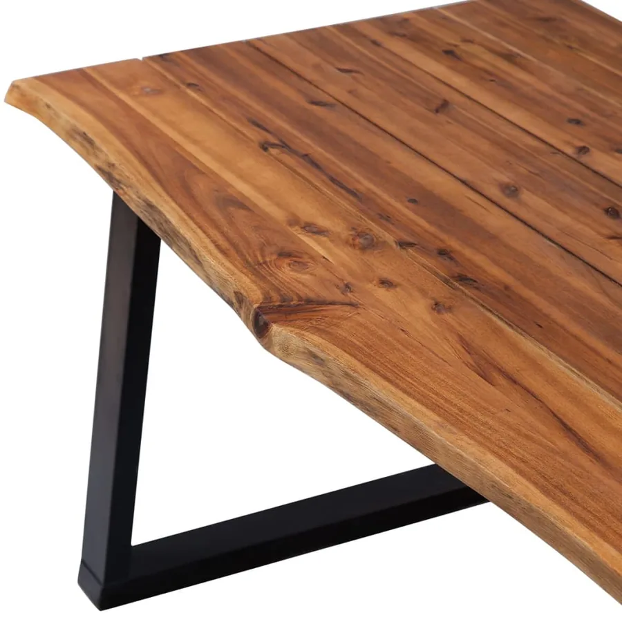 Table à manger 170x90x75 cm Bois d'acacia massif - 3