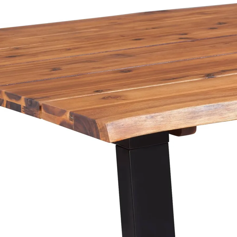 Table à manger 170x90x75 cm Bois d'acacia massif - 4