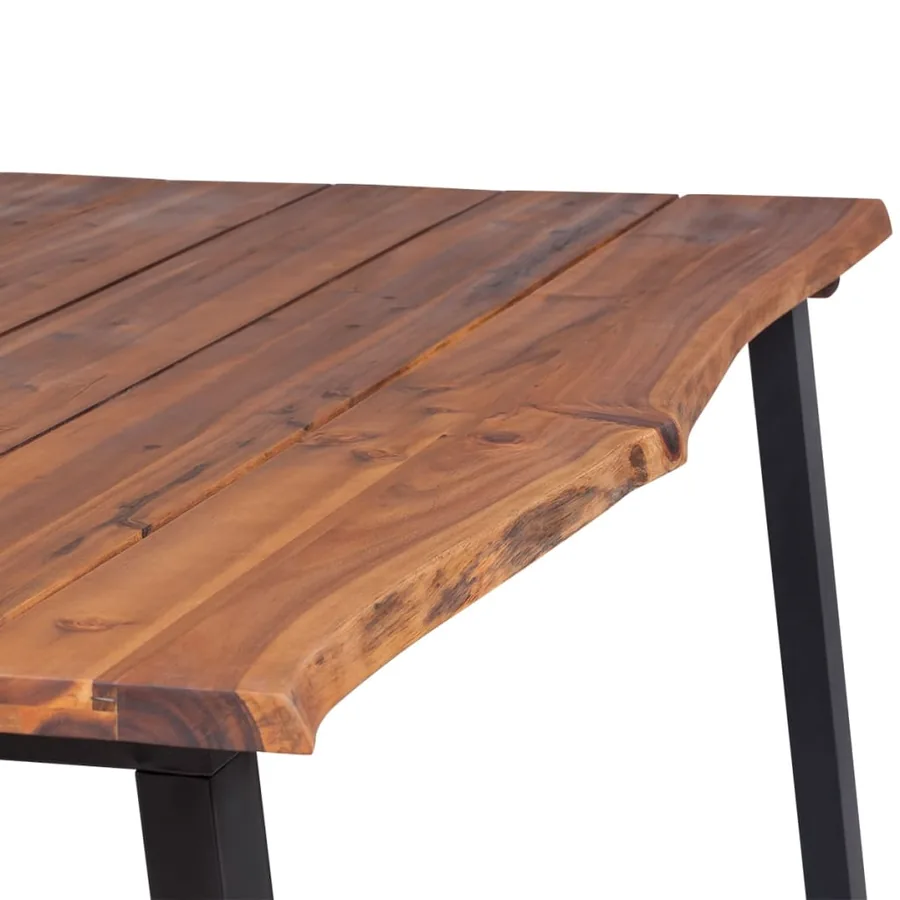 Table à manger 170x90x75 cm Bois d'acacia massif - 6