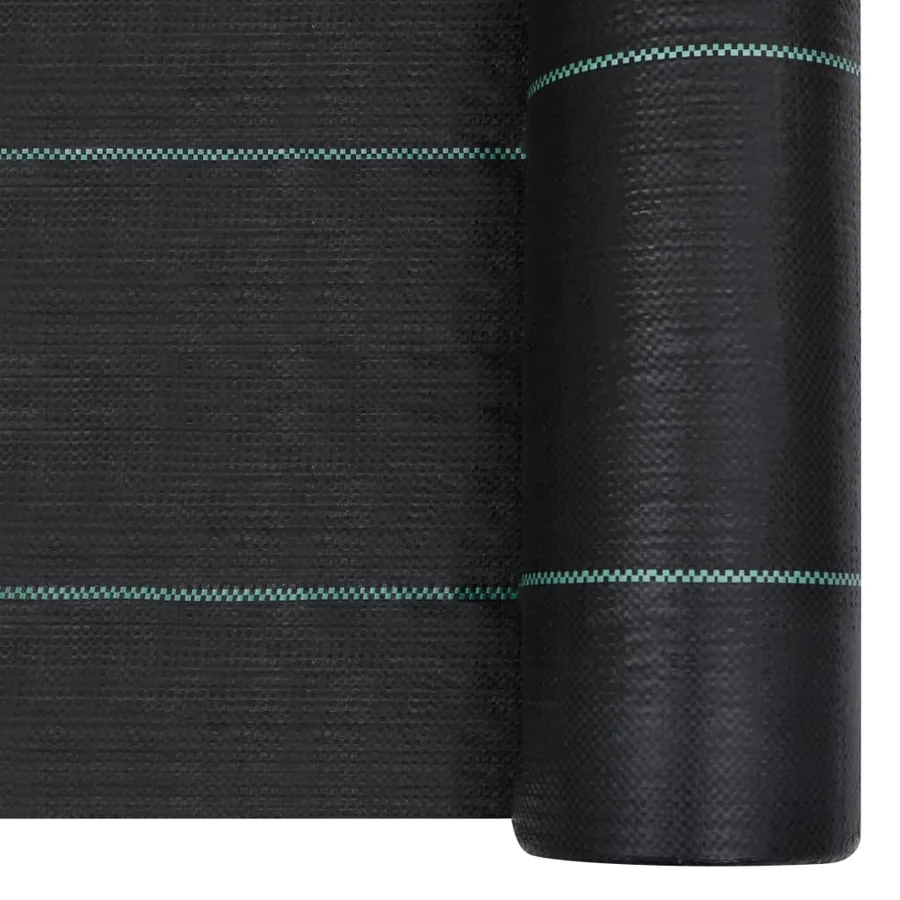 Toile de paillage Noir 2x100 m PP - 2