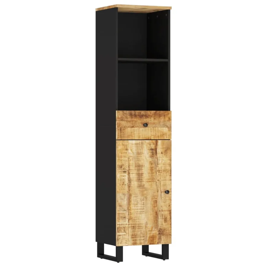 Ensemble de meubles de salle de bain 5 pcs bois manguier massif - 6