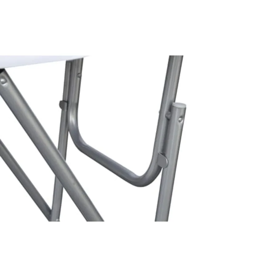 Table de bar 4 pcs avec dessus de table en MDF Blanc - 4