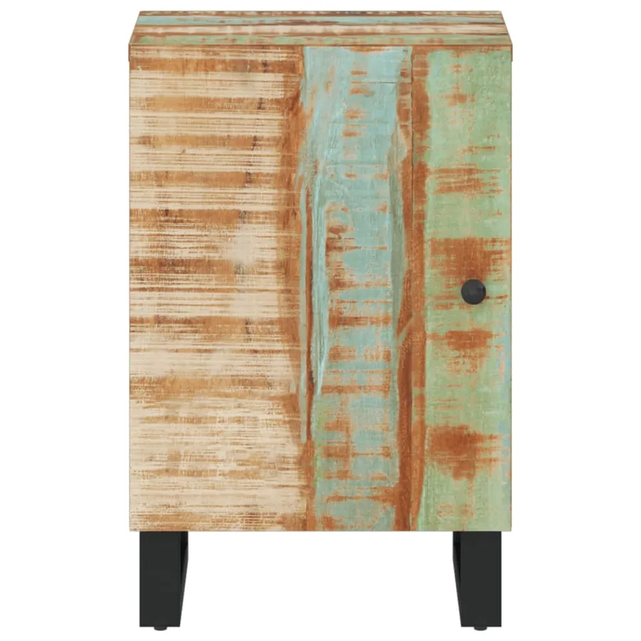 Armoire de salle de bain 38x33x58cm bois massif de récupération - 4