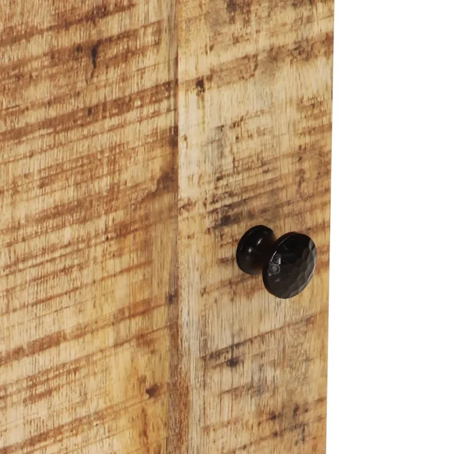Armoire de salle de bain 38x33x58 cm bois massif de manguier - 9
