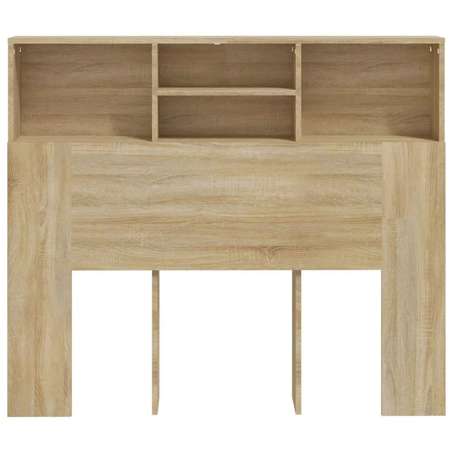 Armoire de tête de lit Chêne sonoma 120x19x103,5 cm - 5