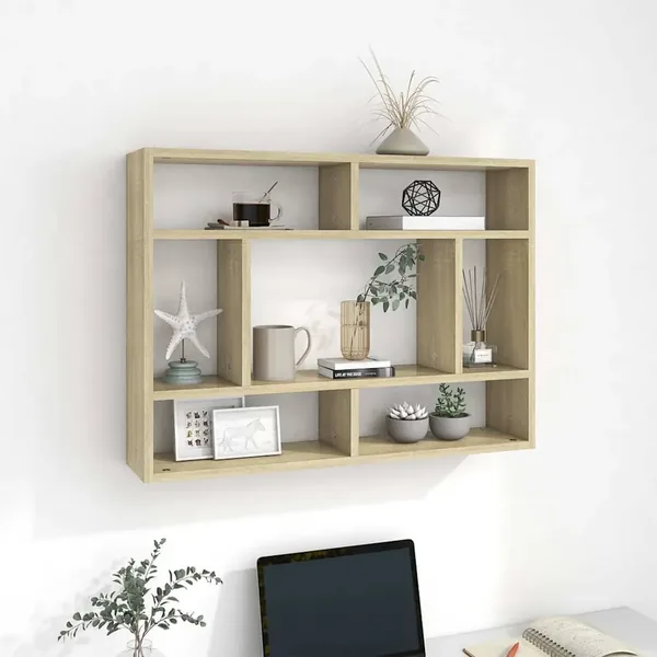 Étagère murale Chêne sonoma 75x16x55 cm Bois d'ingénierie
