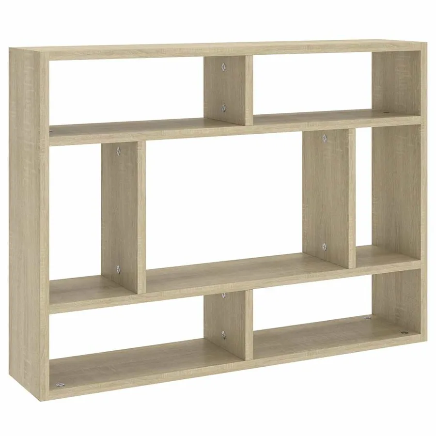 Étagère murale Chêne sonoma 75x16x55 cm Bois d'ingénierie - 2