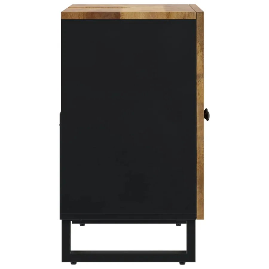 Meuble d'évier 62x33x58 cm bois de manguier et d'ingénierie - 5