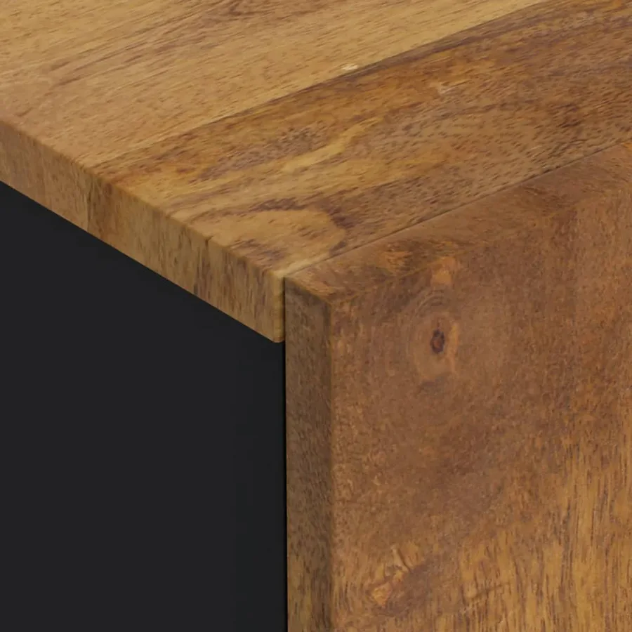 Meuble d'évier 62x33x58 cm bois de manguier et d'ingénierie - 7