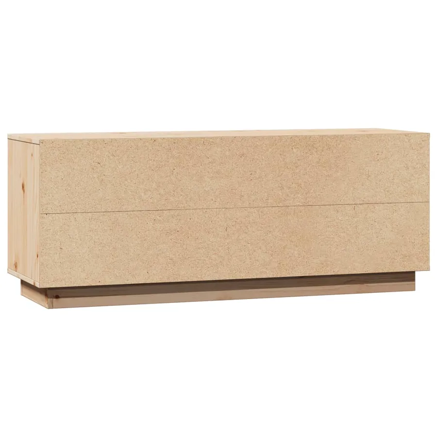 Meuble TV 110,5x35x44 cm Bois de pin massif - 8