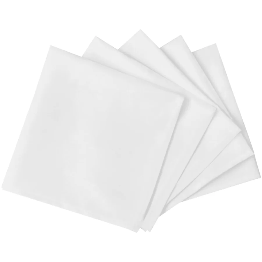 Serviettes de table 50 pcs Blanc 50x50 cm - 2
