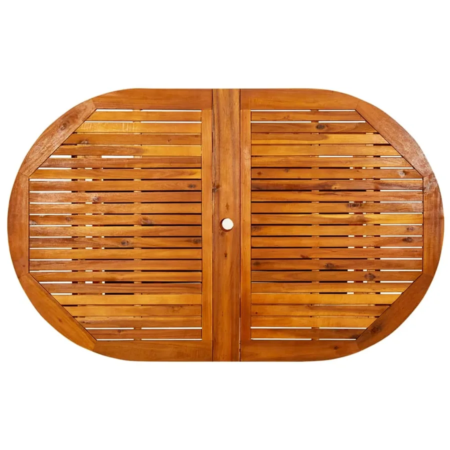 Table à dîner de jardin (160-240)x100x75cm Bois d'acacia massif - 7