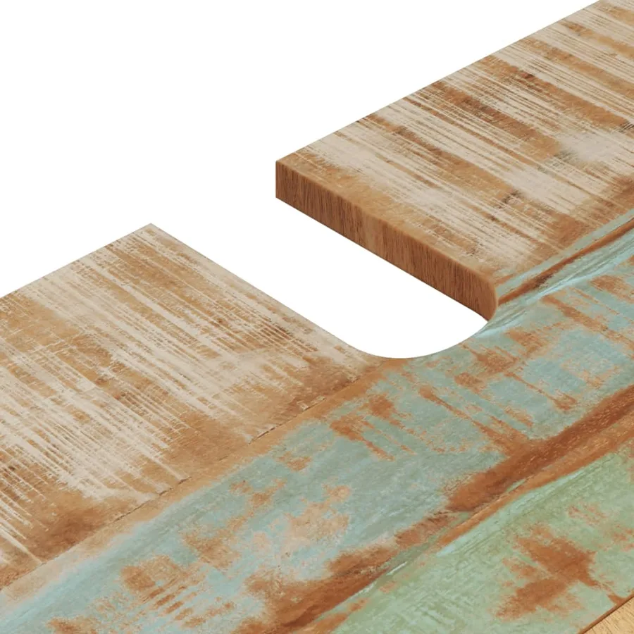 Ensemble de meubles de salle de bain 3 pcs bois massif récupéré - 9