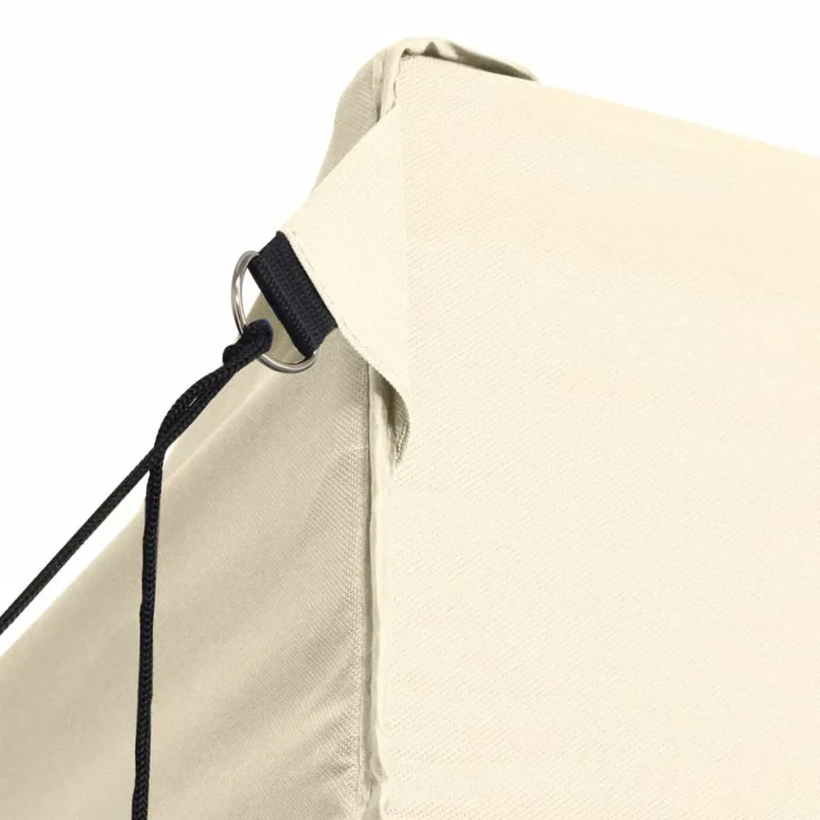 Tente pliable avec 3 parois 3 x 4,5 m Crème - 3