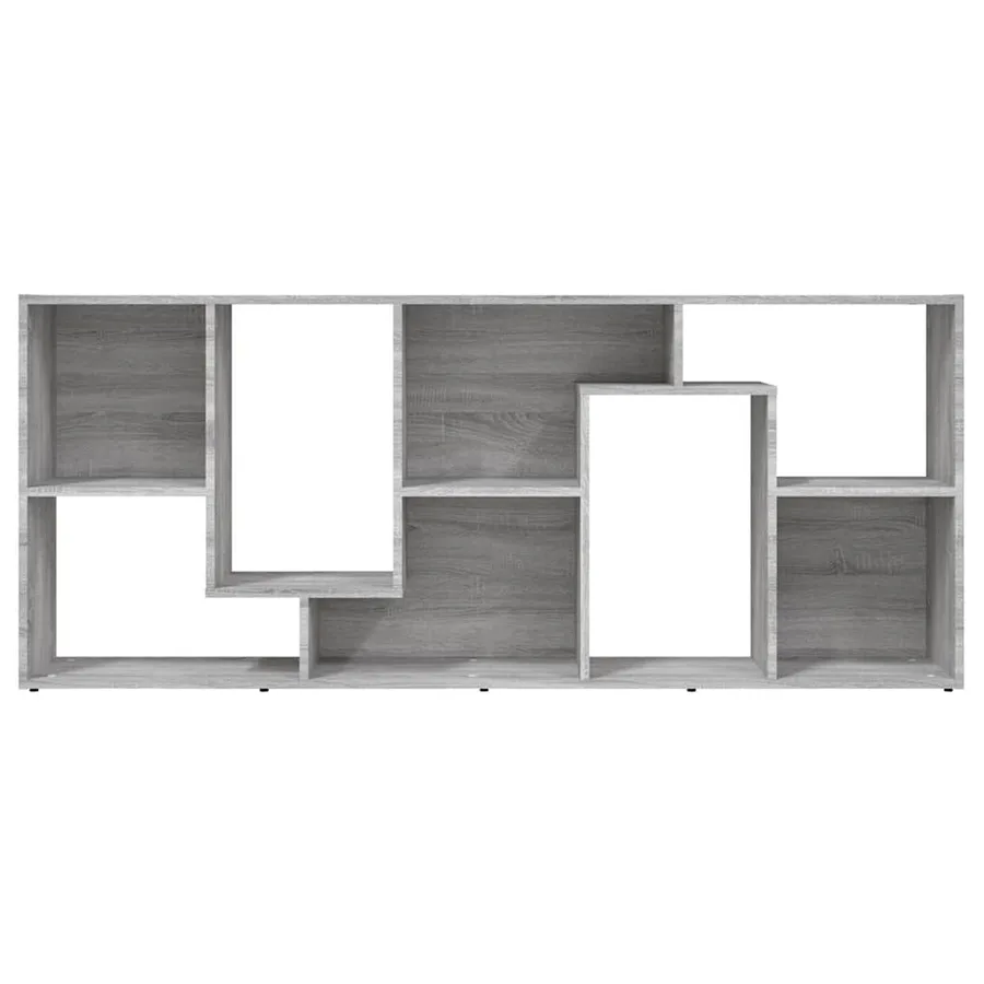 Bibliothèque Sonoma gris 67x24x161 cm Bois d'ingénierie - 6