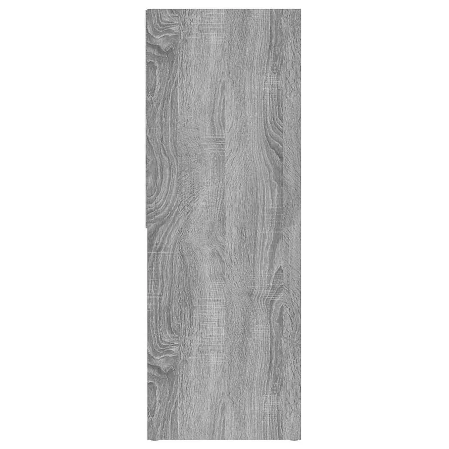 Bibliothèque Sonoma gris 67x24x161 cm Bois d'ingénierie - 7