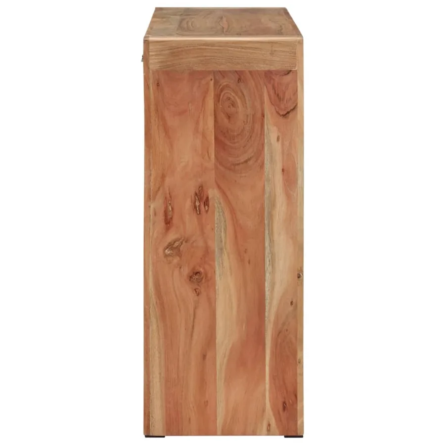 Table console 110x30x76 cm bois massif d'acacia - 3