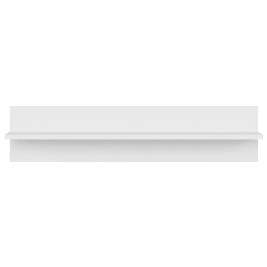 Étagères murales 2 pcs Blanc 80x11,5x18 cm bois d'ingénierie - 4
