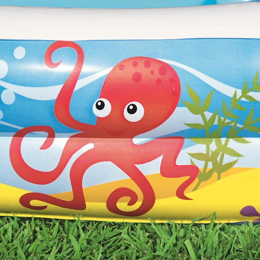 Bestway Piscine de jeu avec auvent bleu 140x140x114 cm 52192 - 10
