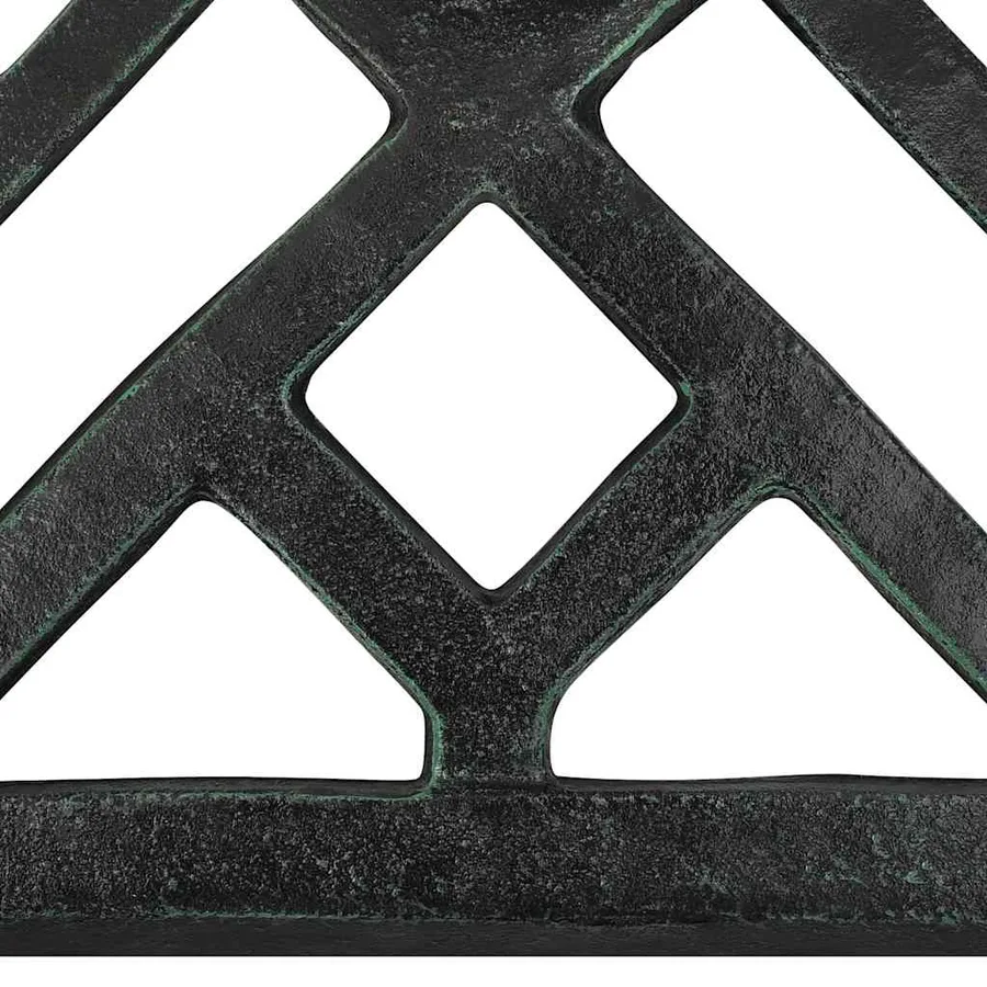 Socle de parasol Vert 44x44x31 cm Fonte - 6