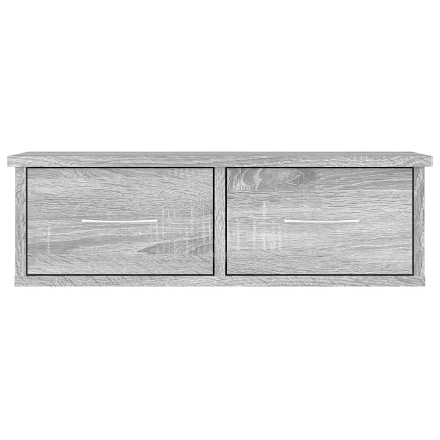 Armoire murale Sonoma gris 60x26x18,5 cm Bois d'ingénierie - 3