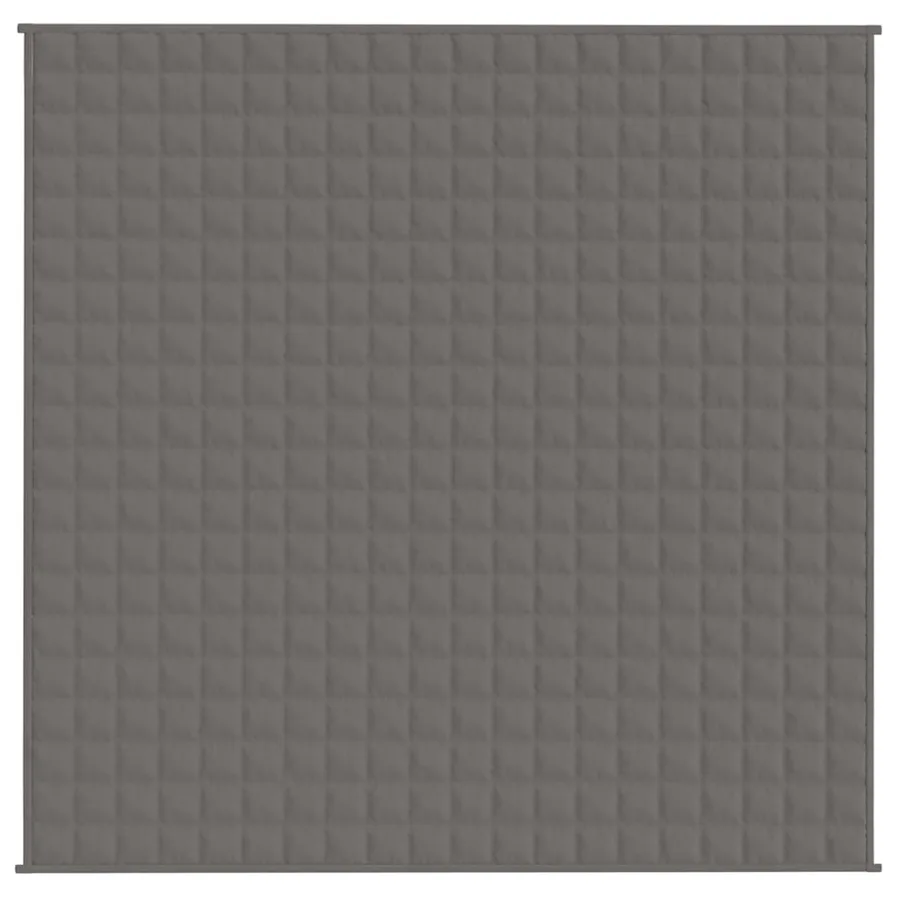 Couverture lestée Gris 200x200 cm 13 kg Tissu - 3