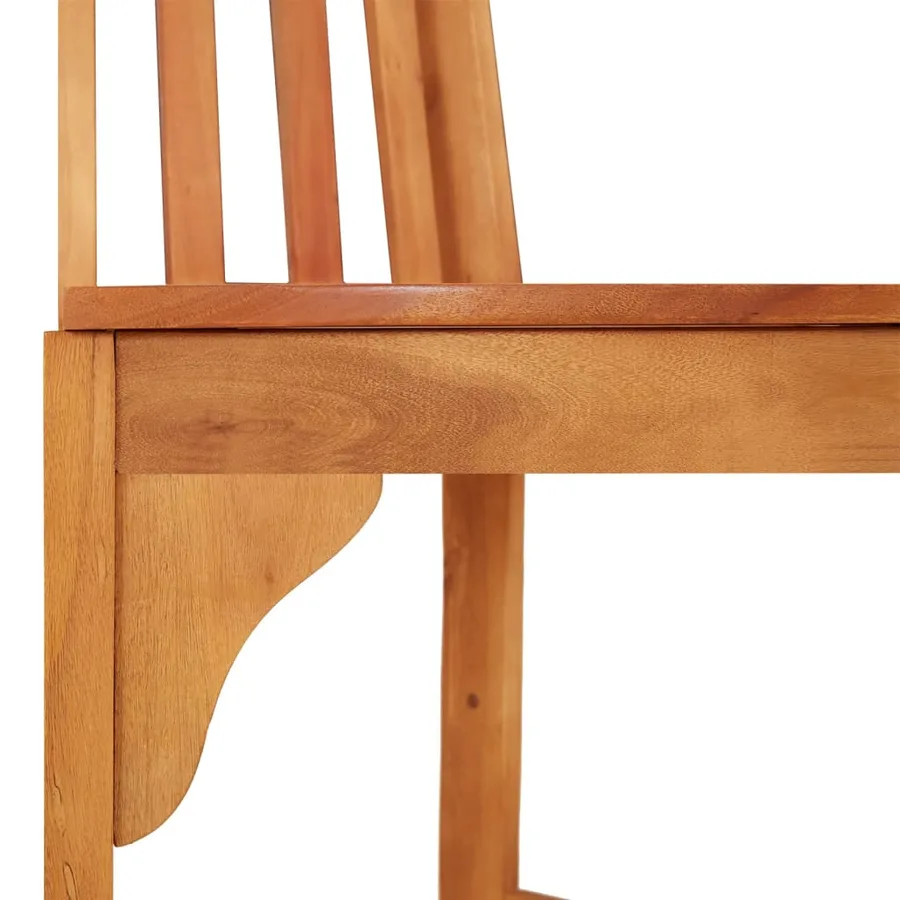 Banc demi-circulaire tour d'arbre Ø160cm bois massif eucalyptus - 6