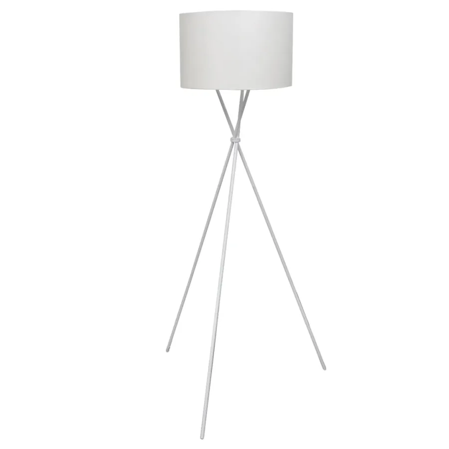 Lampadaire avec support haut Blanc