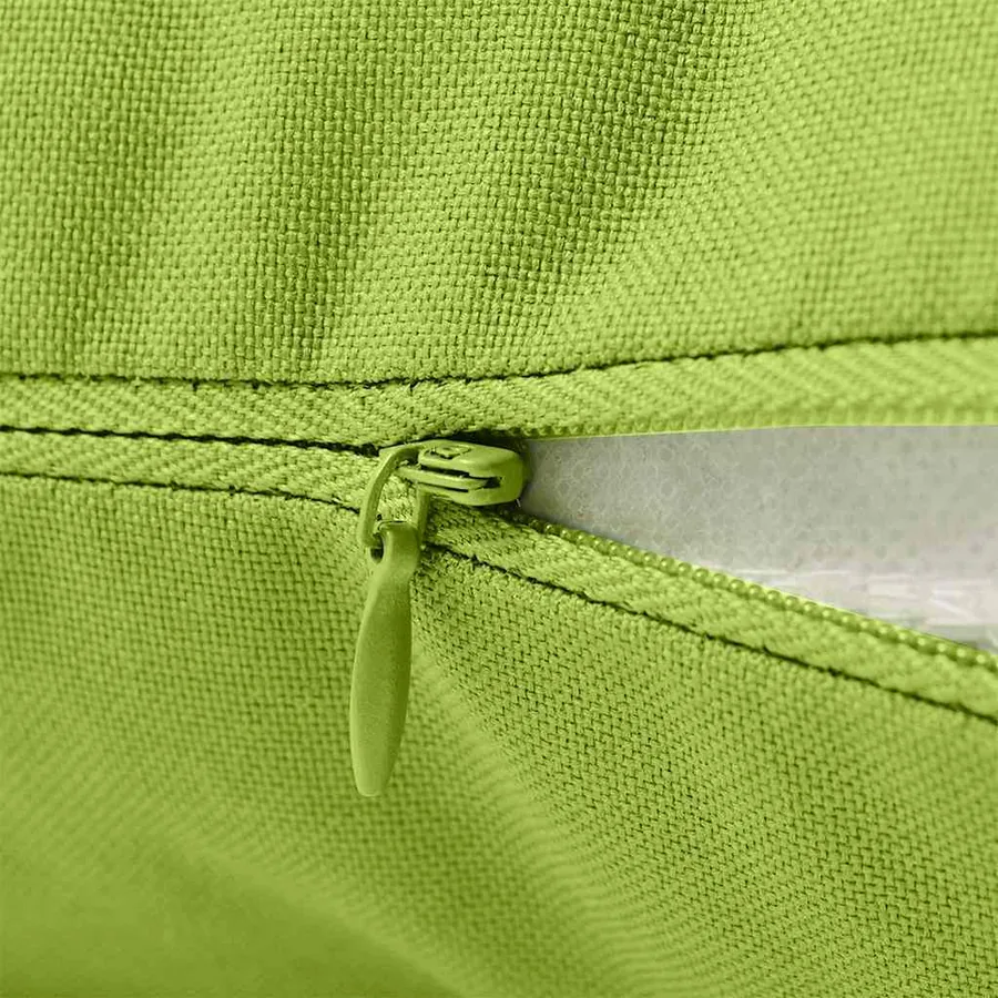 Oreiller d'extérieur lot de 4 45 x 45 cm Vert pomme - 3