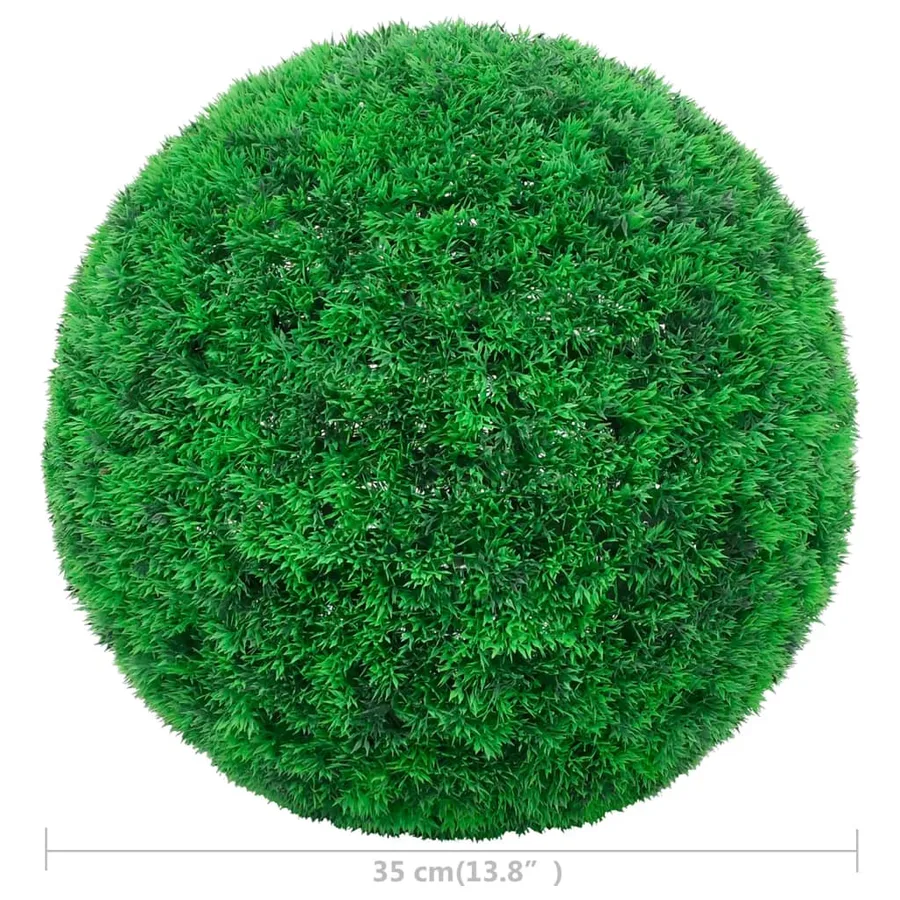 Boules de buis artificielles 2 pcs 35 cm - 4