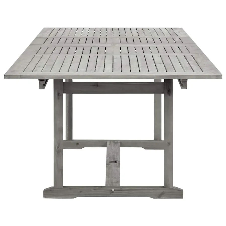 Table à dîner de jardin (160-240)x100x75cm Bois d'acacia massif - 6