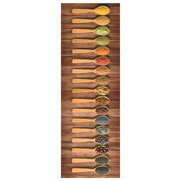 Tapis de sol de cuisine lavable Cuillère 45x150 cm