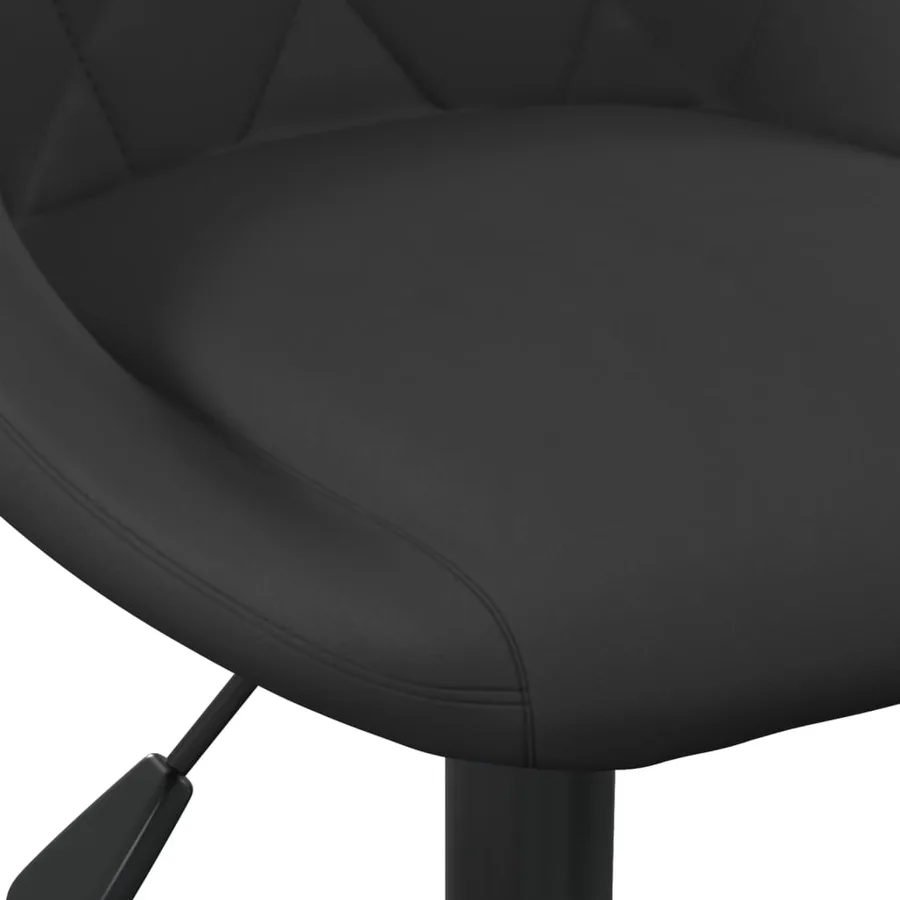 Tabourets de bar lot de 2 noir velours - 8