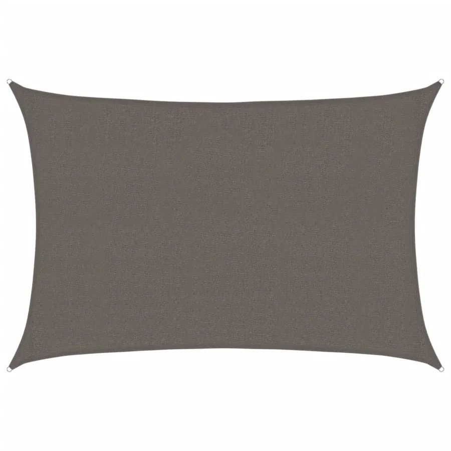 Voile d'ombrage 160 g/m² Anthracite 2,5x3,5 m PEHD - 2