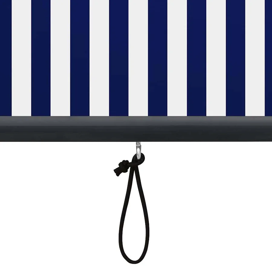 Store roulant d'extérieur 120x250 cm Bleu et blanc - 9