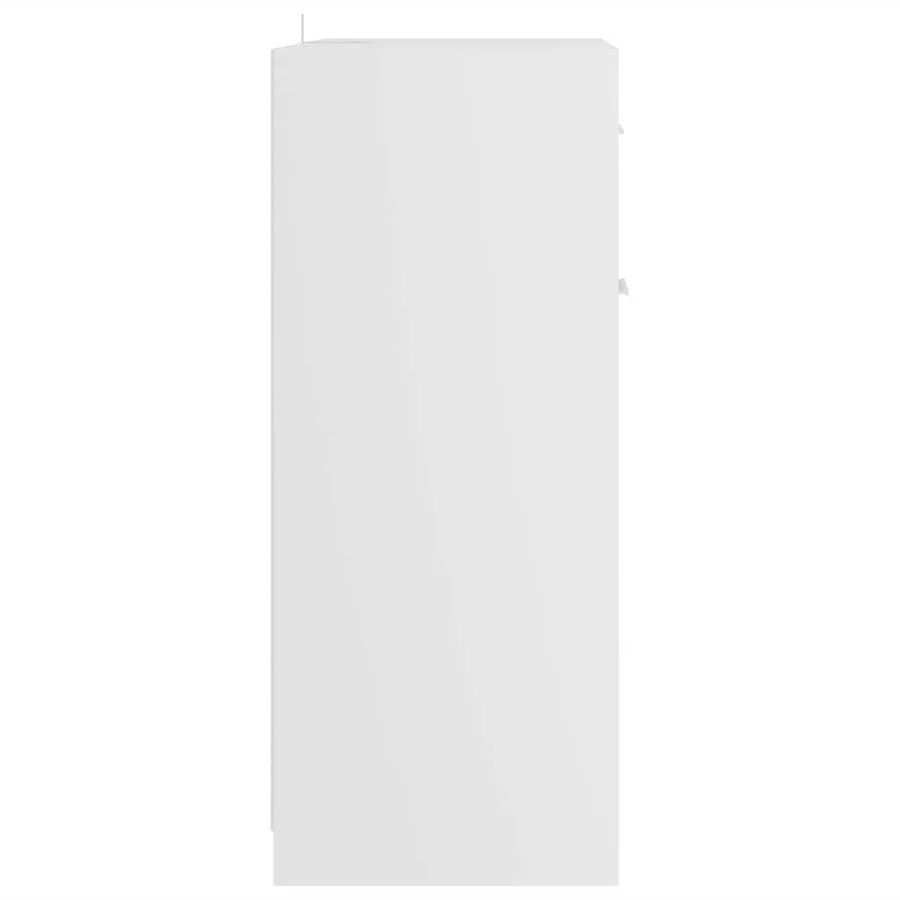 Armoire de salle de bain blanc 60x33x80 cm bois d’ingénierie - 6