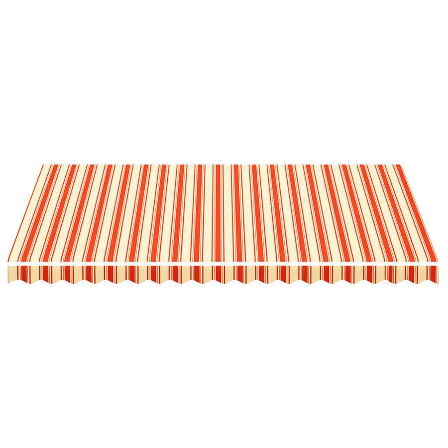 Tissu de remplacement pour auvent jaune et orange 4,5x3 m polyester - 3