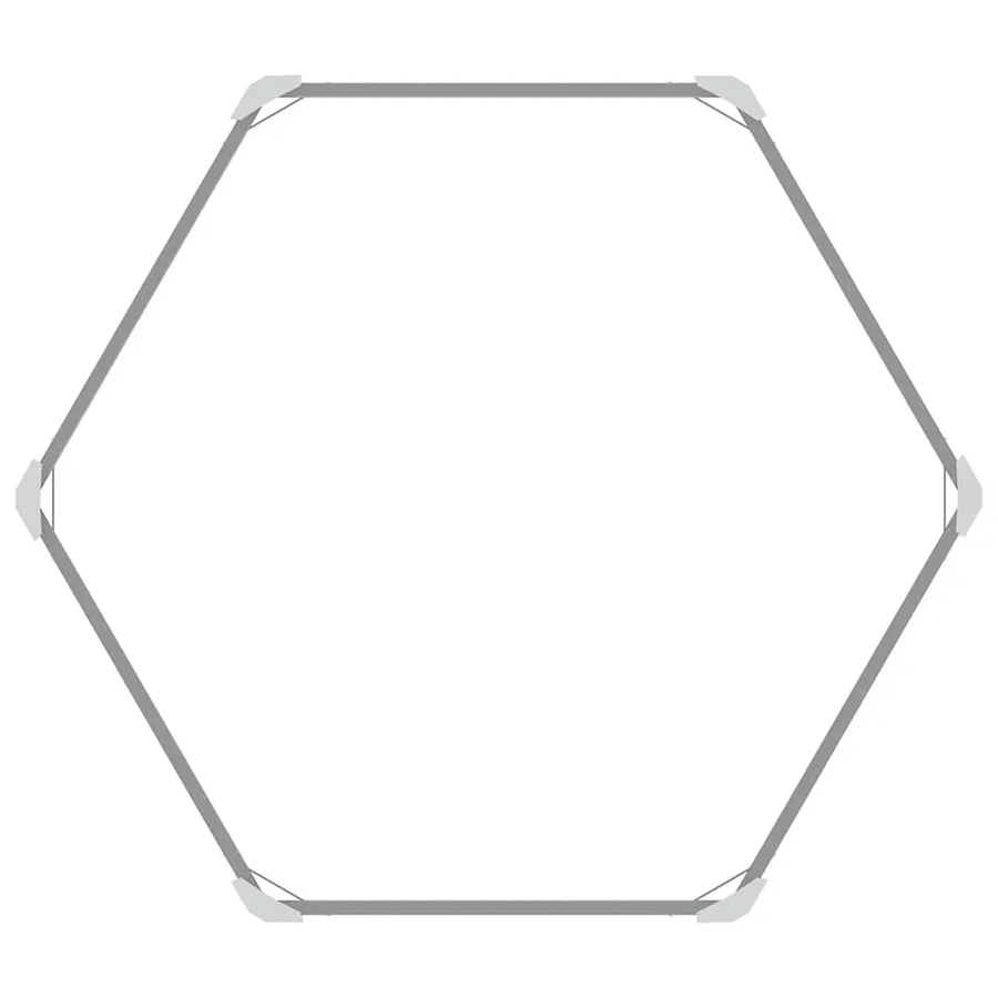 Lit surélevé de jardin Acier galvanisé 129x129x77 cm Gris - 3