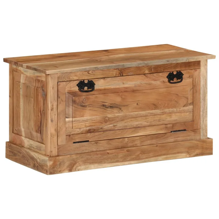Banc de rangement de chaussures 85x40x45cm Bois d'acacia massif - 11