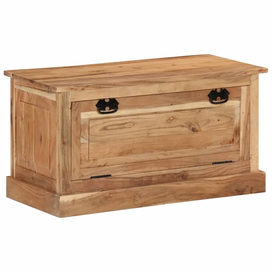 Banc de rangement de chaussures 85x40x45cm Bois d'acacia massif - 12