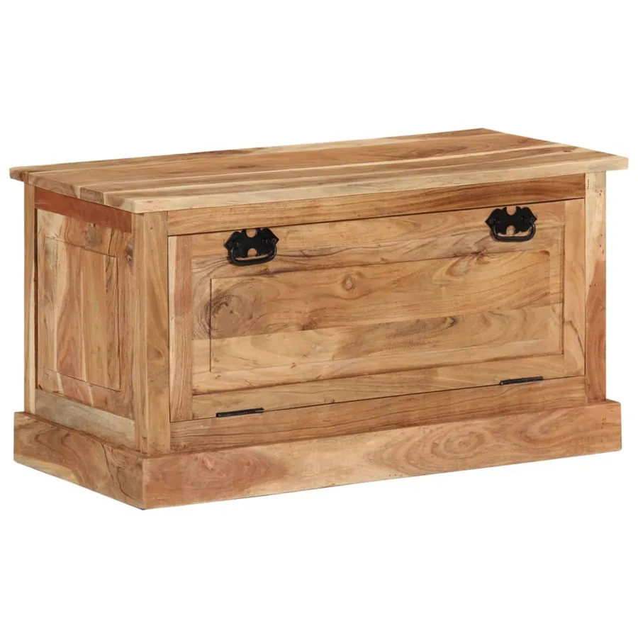Banc de rangement de chaussures 85x40x45cm Bois d'acacia massif - 13