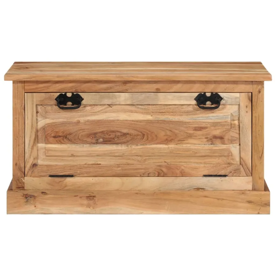 Banc de rangement de chaussures 85x40x45cm Bois d'acacia massif - 2