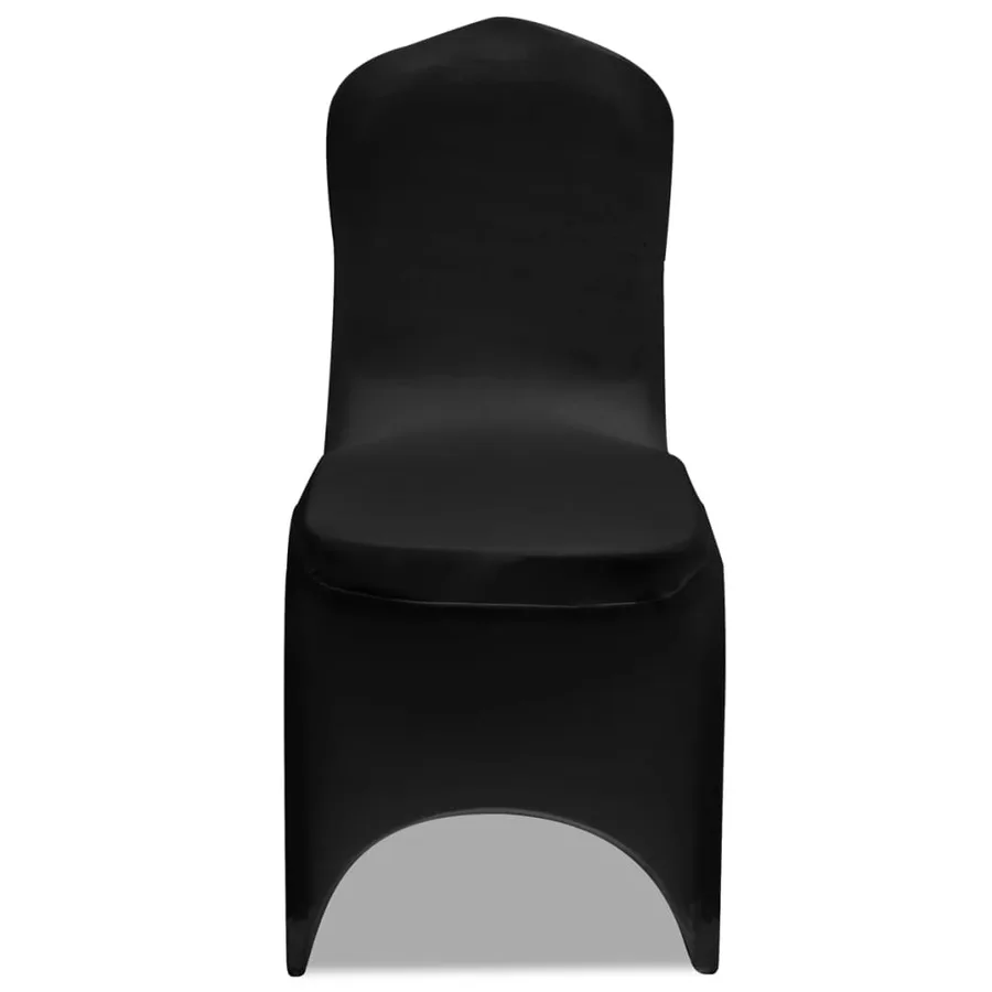 Housse de chaise extensible 4 pcs Noir - 3