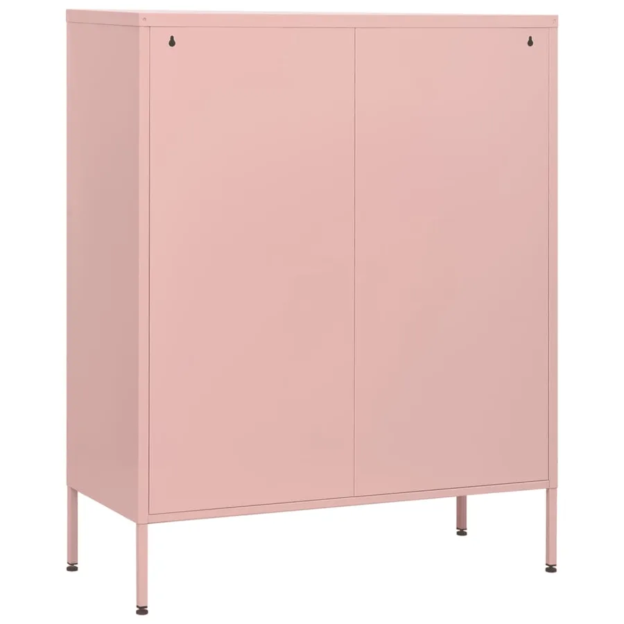 Commode Rose 80x35x101,5 cm Acier - 5