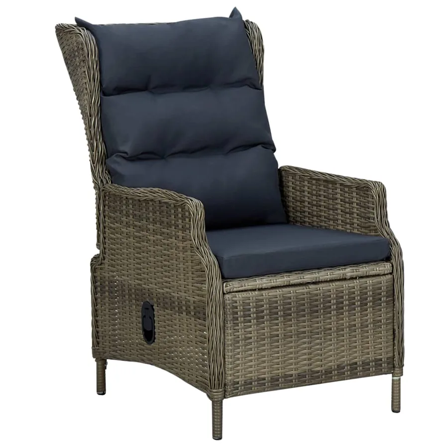 Ensemble à manger de jardin 3 pcs Marron - 3