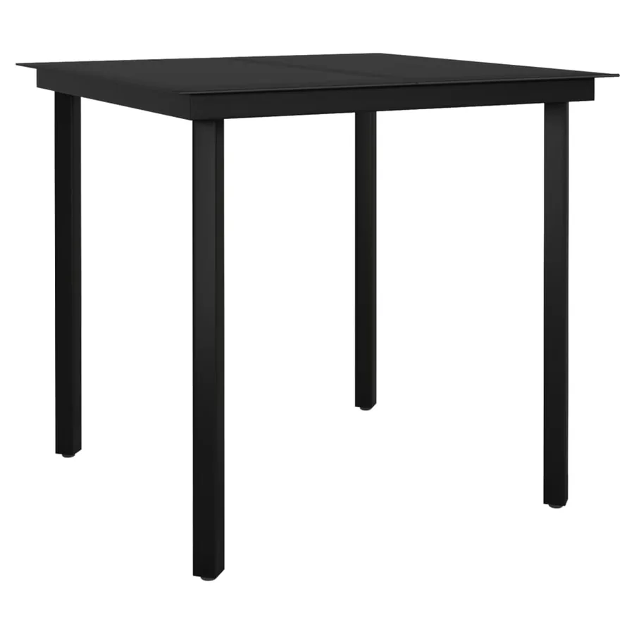 Ensemble à manger de jardin 3 pcs Marron - 5