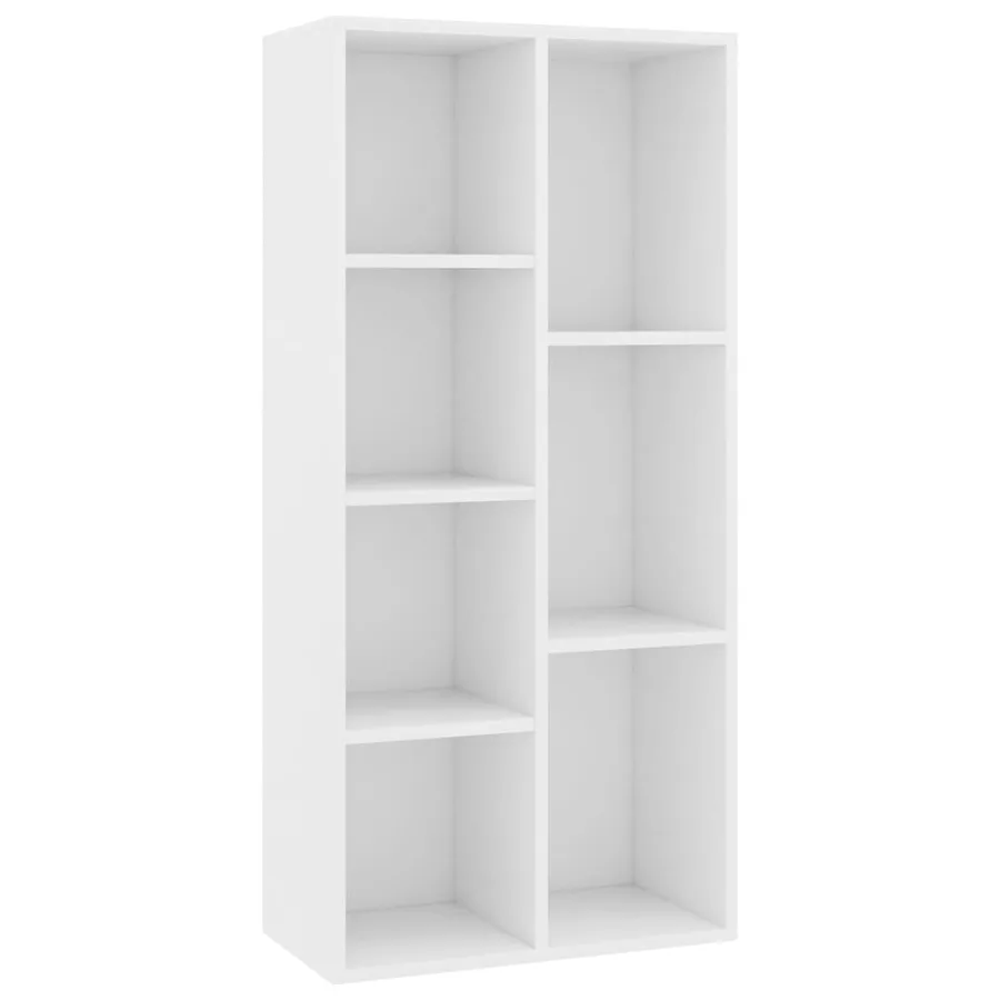 Bibliothèque Blanc 50x25x106 cm Bois d'ingénierie - 2
