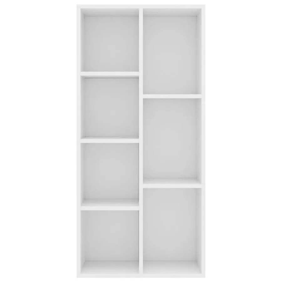Bibliothèque Blanc 50x25x106 cm Bois d'ingénierie - 4