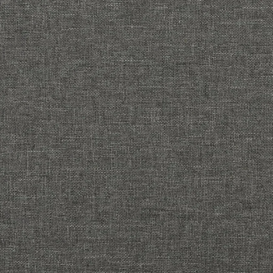 Cadre de lit sans matelas gris foncé 140x200 cm tissu - 8