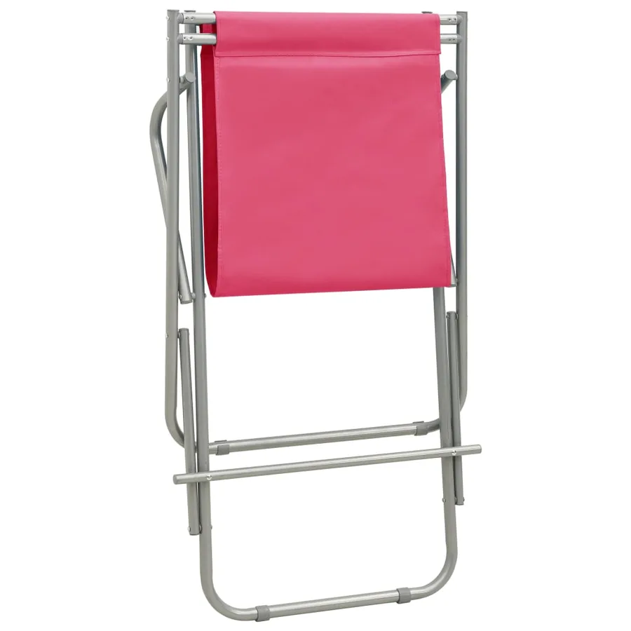 Chaises à bascule lot de 2 Acier Vert - 26